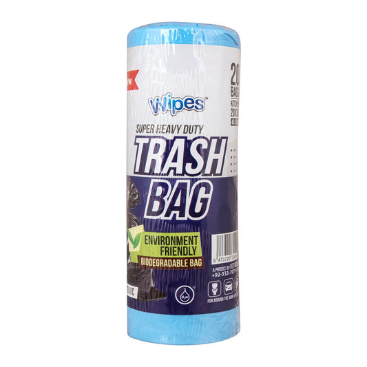 Wipes Forceflex Medium Trash Flat Bags (20" x 30") 20 Bags