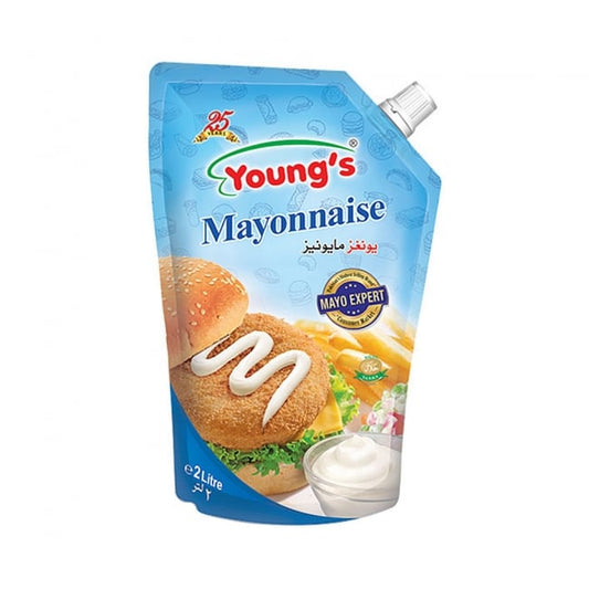 YOUNG'S FRENCH  MAYONAIS STAND UP POUCH 2000ML.