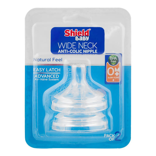 Shield Silicone Nipple Wide Neck 2 Piece
