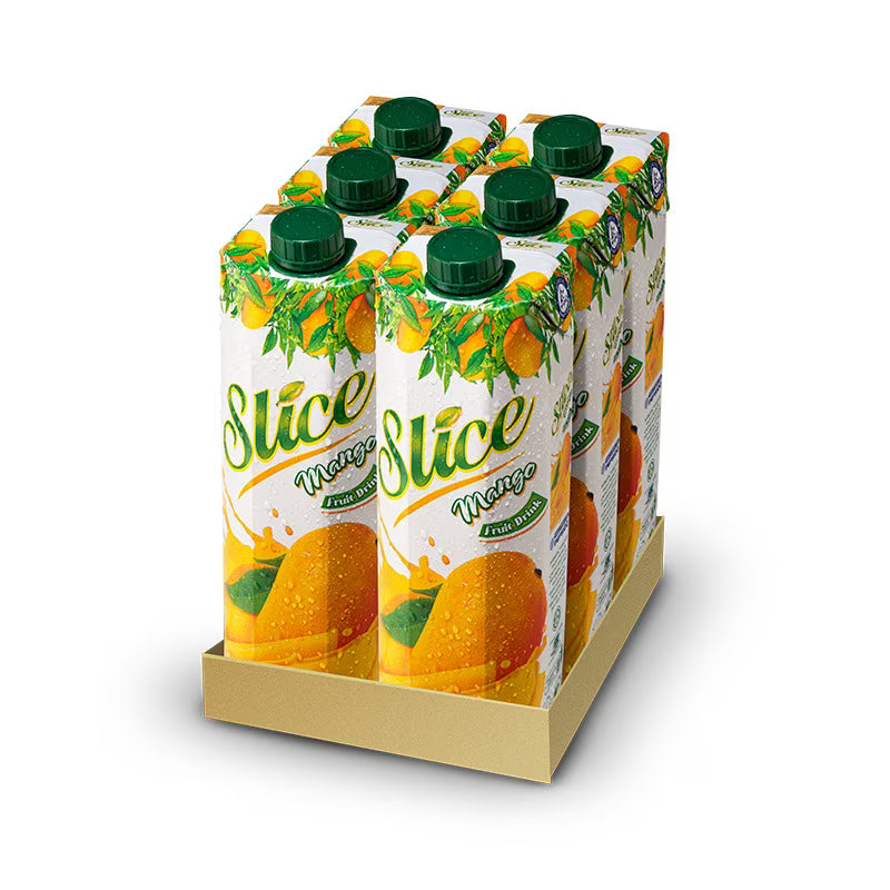 Slice Mango Fruit Drink Juice Tetra Pack 6 x 1L