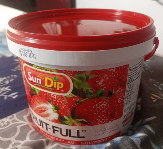 SUN DIP FRUIT - FULL STRAWBERRY JAM BALTI 1.8 KG.