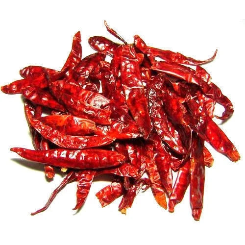 MUQADDAS MART FOOD TOP  RED CHILLI [ SABUT LAL MIRCHI ] 125G