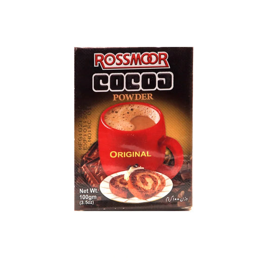 ROSSMOR COCOA POWDER 85G BOX.