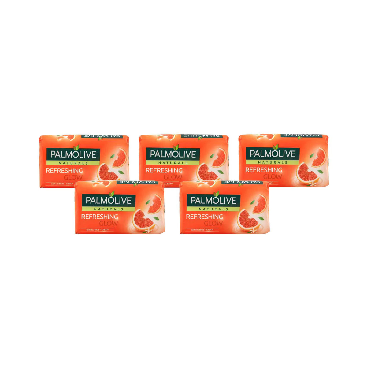 Palmolive Naturals Refreshing Glow Bar Soap 5 x 98g Pack