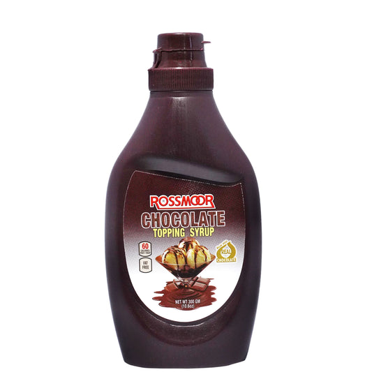 ROSSMOOR CHOCHOLATE TOPPING SYRUP 300G BOTTLE.