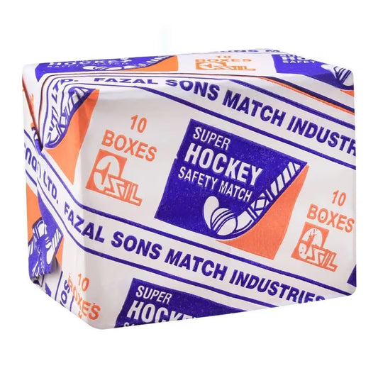Super Hockey Safety Match Box 10 Pieces