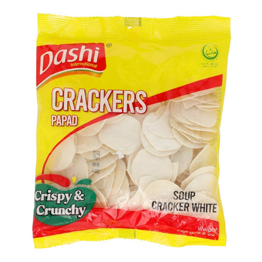 DASHI [FOODS] DASHI CRACKERS PAPAD CRISPY + CRUNCHY 250G.