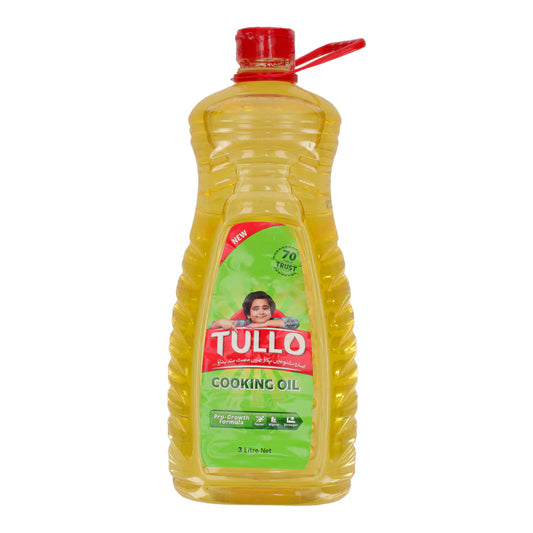 TULLO COOKING OIL 3L BOTTLE.