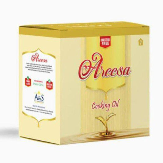 AREESA COOKING OIL 900ML 5P POUCH CTN.