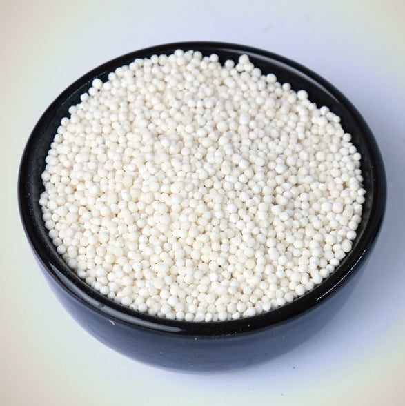 MUQADDAS MART FOOD \ WHITE SABUDANA [ SUFAID SAGU DANA ] 1KG.