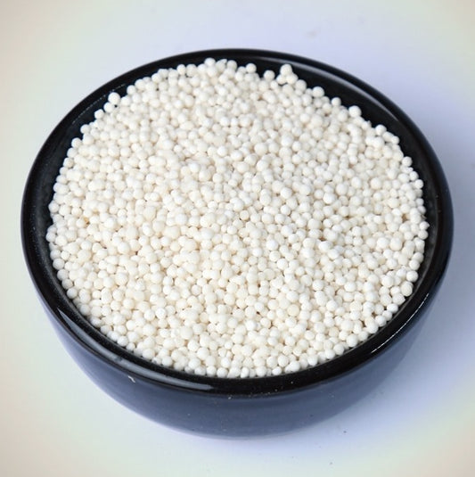 MUQADDAS MART FOOD \ WHITE SABUDANA [ SUFAID SAGU DANA ] 1KG.