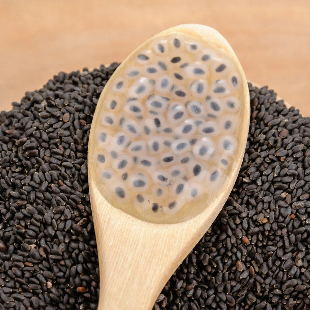 MUQADDAS MART FOOD DESI BASIL SEEDS [ TUKH MALANGA ] 100G