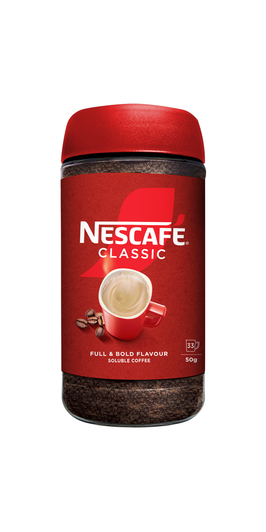 NESCAFE CLASSIC IMPORTED COFFEE 50G BOTTLE.