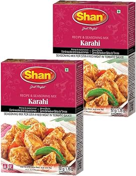 Shan Karahi Masala Recipe Double Packets 100g