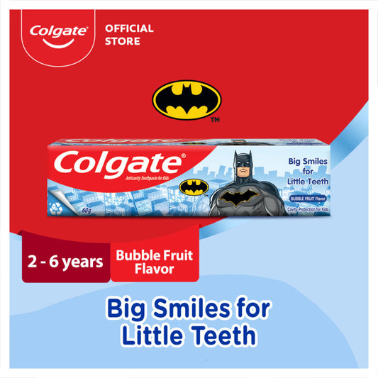 Colgate Anticavity Bubble Fruit Flavor Kids Toothpaste (2 to 6 Years) 60g
