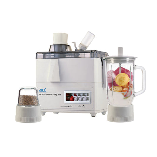 Anex AG-176GL Deluxe 3 in 1 Juicer Blender Dry Mill