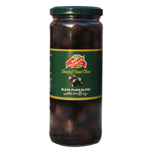 Italia Pitted Black Olives 230g