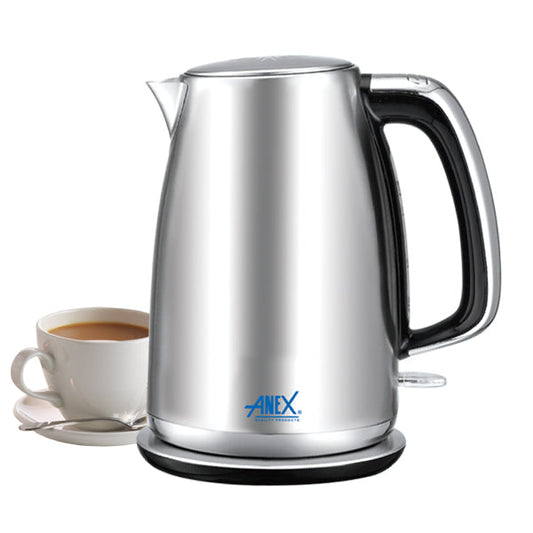 Anex Kettle Steel Body Silver 1.7L AG-4048