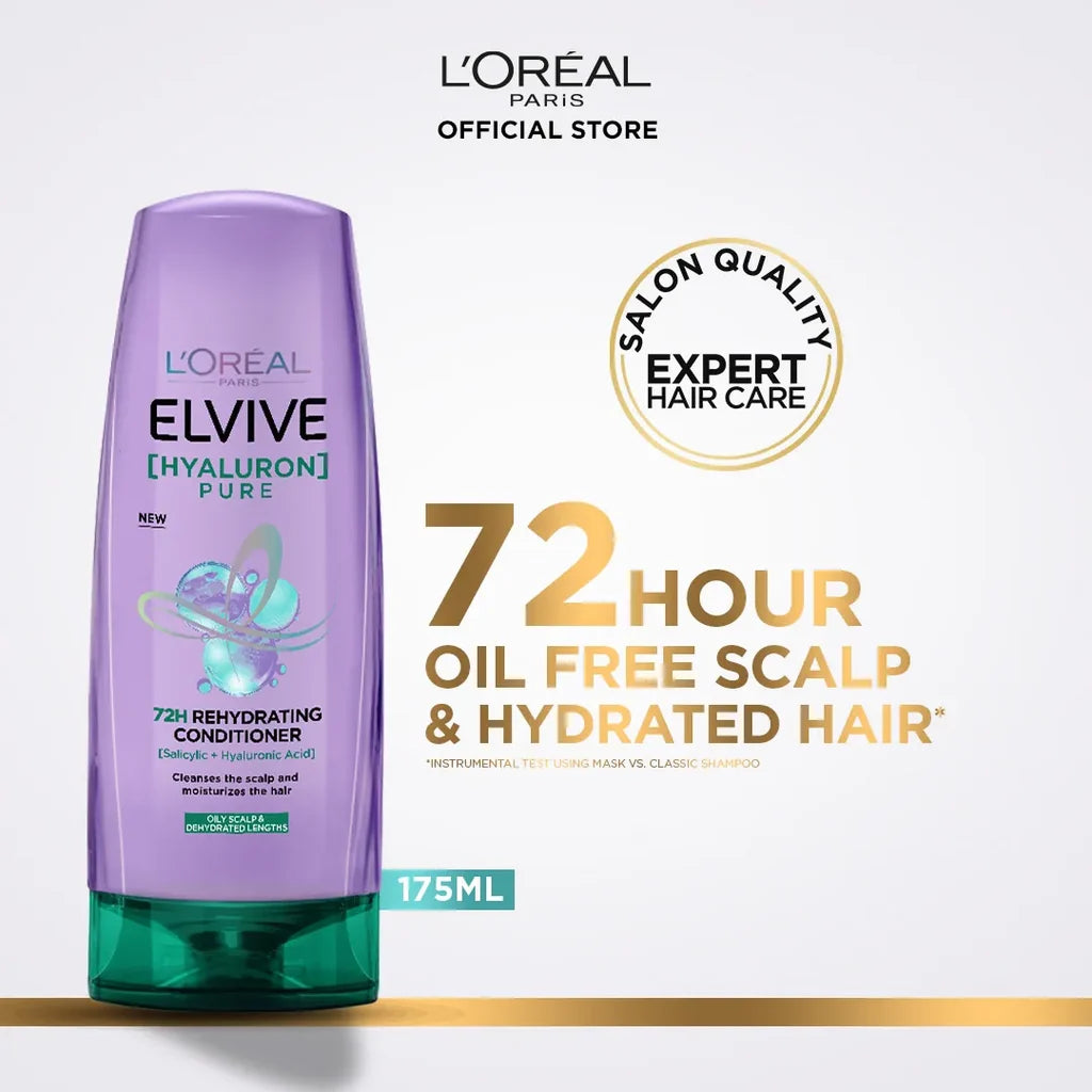 L'Oreal Paris Hyaluron Pure Conditioner  (For Oily Scalp)  175ml