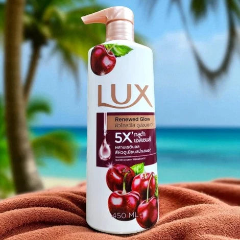 Lux Renewed Glow Warm Cherry Body Wash 450ml.