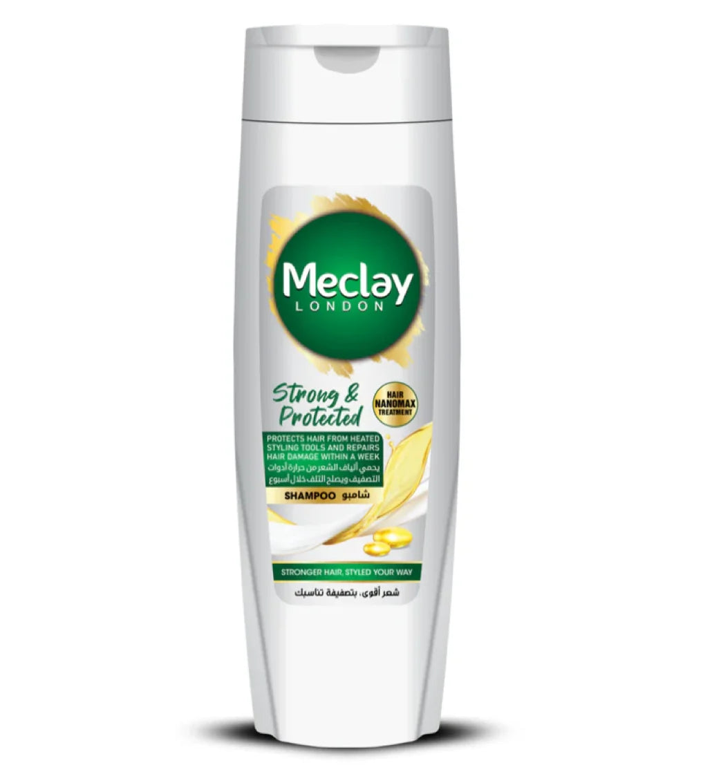MECLAY LONDON SHAMPOO STRONG + HEALTHY 185ML.