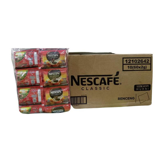 NESCAFE CLASSIC COFFEE 2G [ PACK OF 600PCS ] 10CARD CTN.