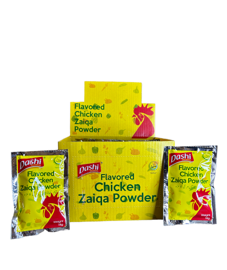 DASHI [ FOODS ] DASHI FLAVORED CHICKEN ZAIQA POWDER 18G \ 30P BOX.