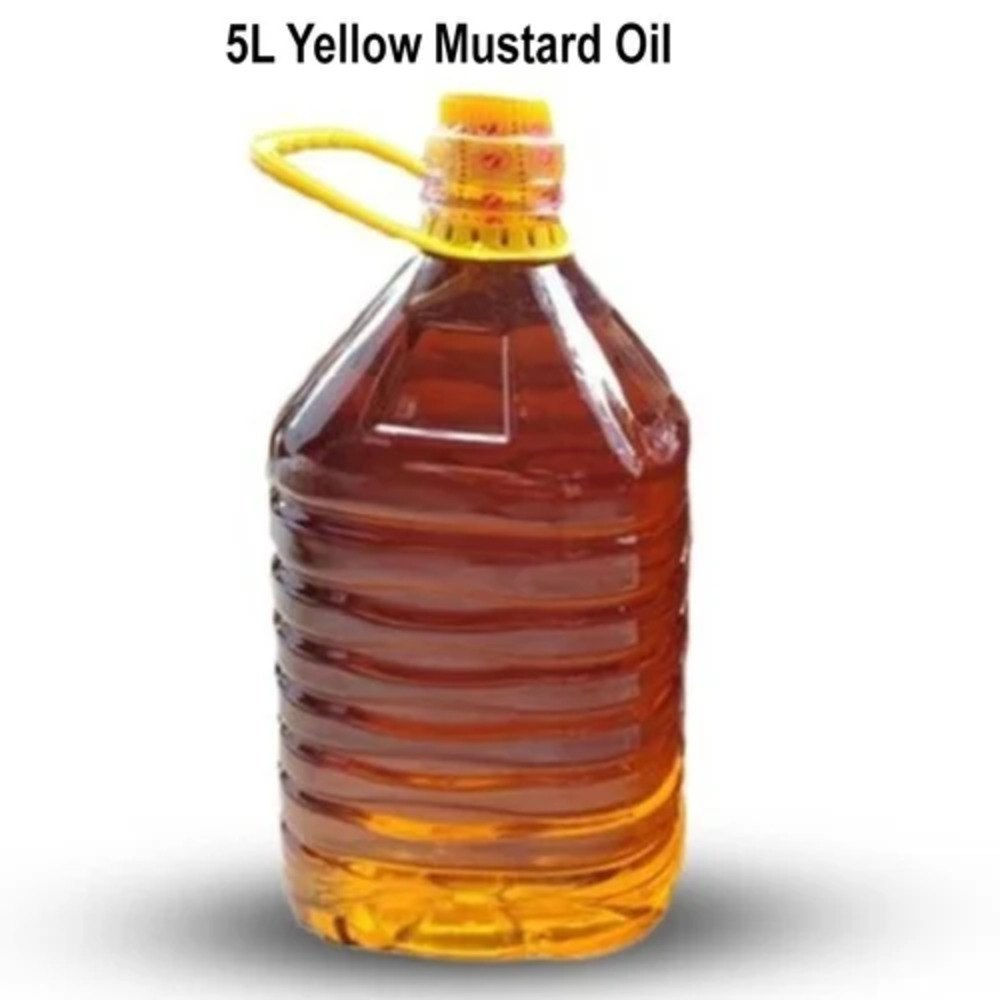 MUQADDAS MART FOOD \ PURE MUSTARD OIL [ KHALS COOKING ] 5L.