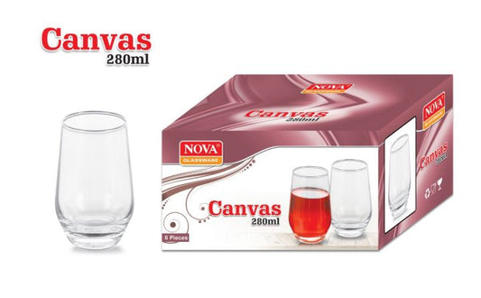 Nova Glass Capital Box (280ml) 6 Pieces
