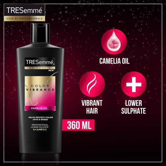 Tresemme Color Vibrance Camellia Oil Professional Lower Sulfate Shampoo 360ml
