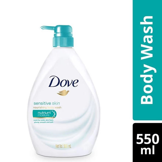 Dove Sensitive Skin Nourishing Body Wash Nutrium Moisture 550ml