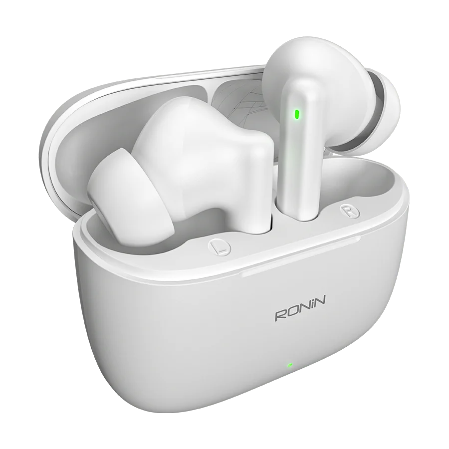 Ronin R-740 White Earbuds