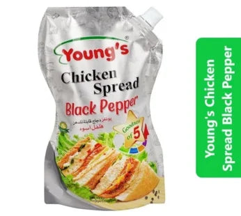 YOUNG'S CHICKEN SPREAD BLACK PEPPER STAND UP POUCH 200ML.