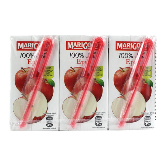 Marigold 100% Juice Apple (6 Pieces) 200ml