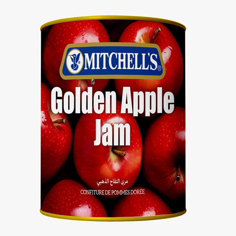 MITCHILL'S GOLDEN APPLE JAM TIN 950G.