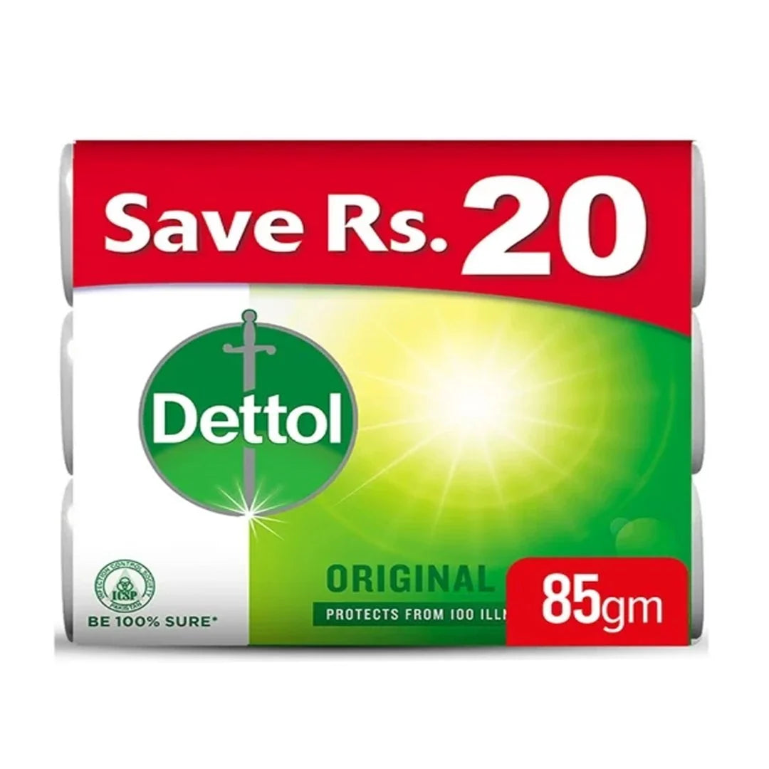 Dettol Soap Original 3 x 85g