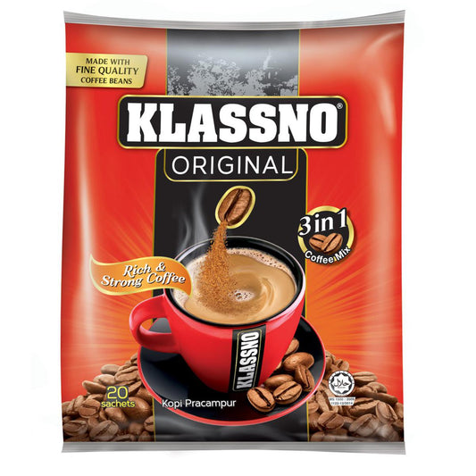 KLASSNO'S 3 IN 1 COFFEE MIX ORIGINAL 20G X 1P SACHE.