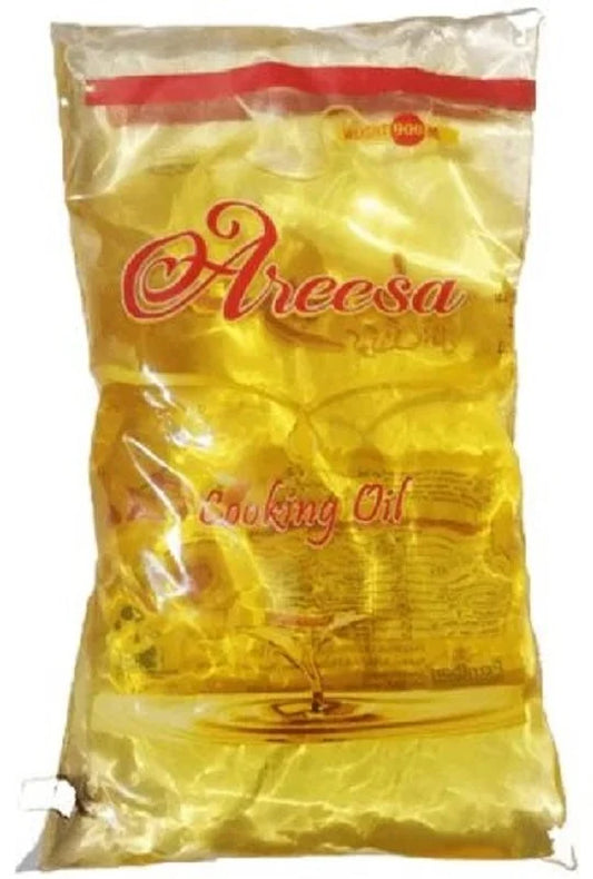 AREESA COOKING OIL 900ML 1 POUCH.