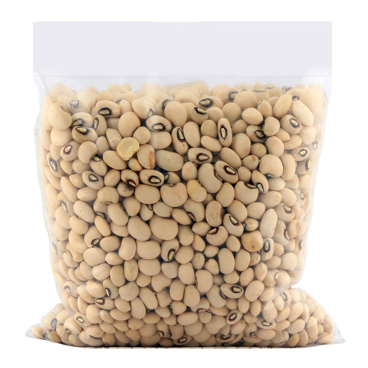 MUQADDAS MART FOOD \ SPECAIL WHITE LOBIA BEANS [ SUFAID LOBYA ] 1KG