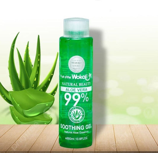 Wokali Natural Beauty Aloe Vera 99% Soothing Gel 300ml