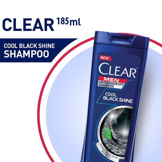 Clear Men Cool Black Shampoo 185ml