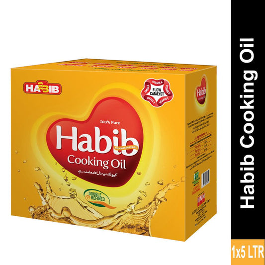 HABIB COOKING OIL 5L POUCH CTN.