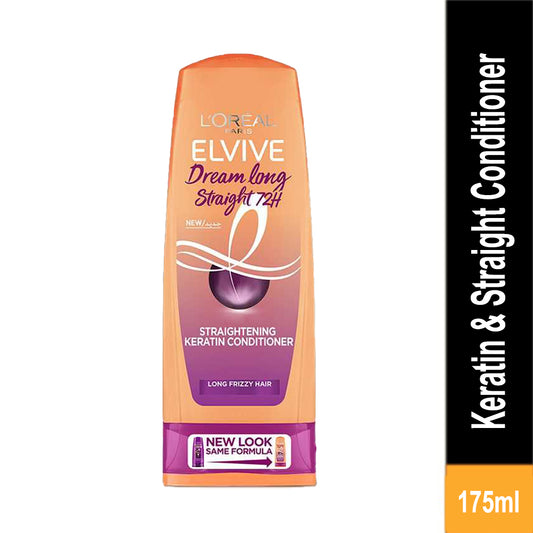 L'Oreal Paris Conditioner Keratin Straight 175ml