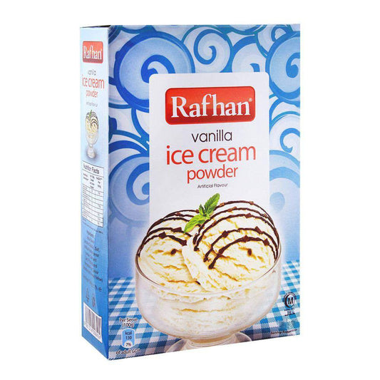 RAFAN VANILA ICE CREAM POWDER 300G BOX.