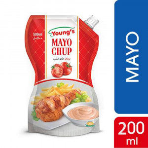 YOUNG'S MAYO RED CHILLI SAUCE 200ML.