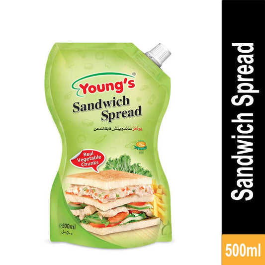 YOUNG'S CHICKEN SANWICH STAND UP POUCH 500ML.