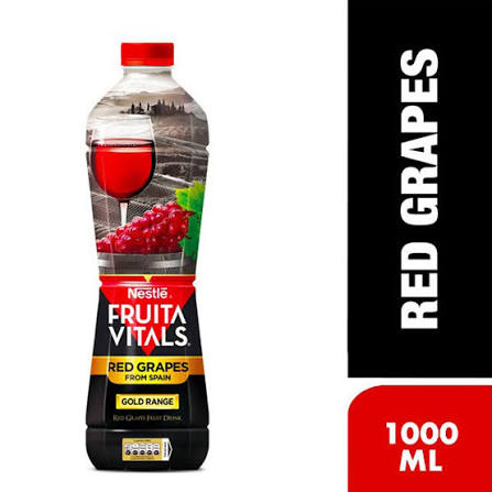 Nestle Fruita Vitals Red Grape Juice 1L