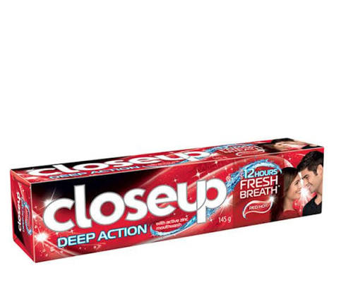 Closeup Toothpaste Deep Action Red Hot 160g