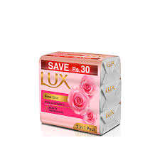 Lux Rose Glow & Vitamin C Soap 3 x 128g