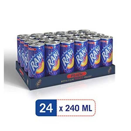 Rani Float Peach Drink 240 Ml (Pack Of 24) - 174121